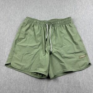 Legends Shorts Mens Large Green Luka Athletic Gym Running Drawstring 6" Lined